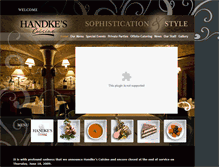 Tablet Screenshot of chefhandke.com